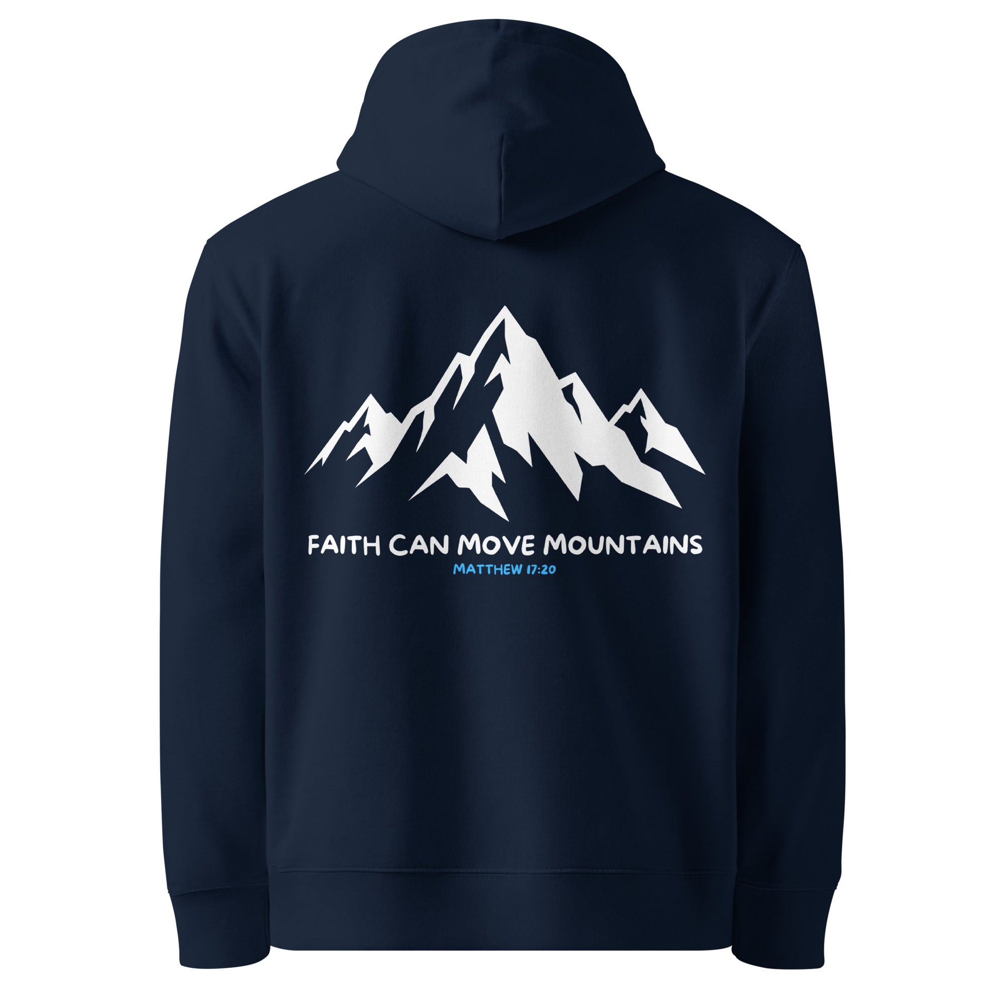 Christian Hoodie Faith can move mountains – Sheep of The Shepherd