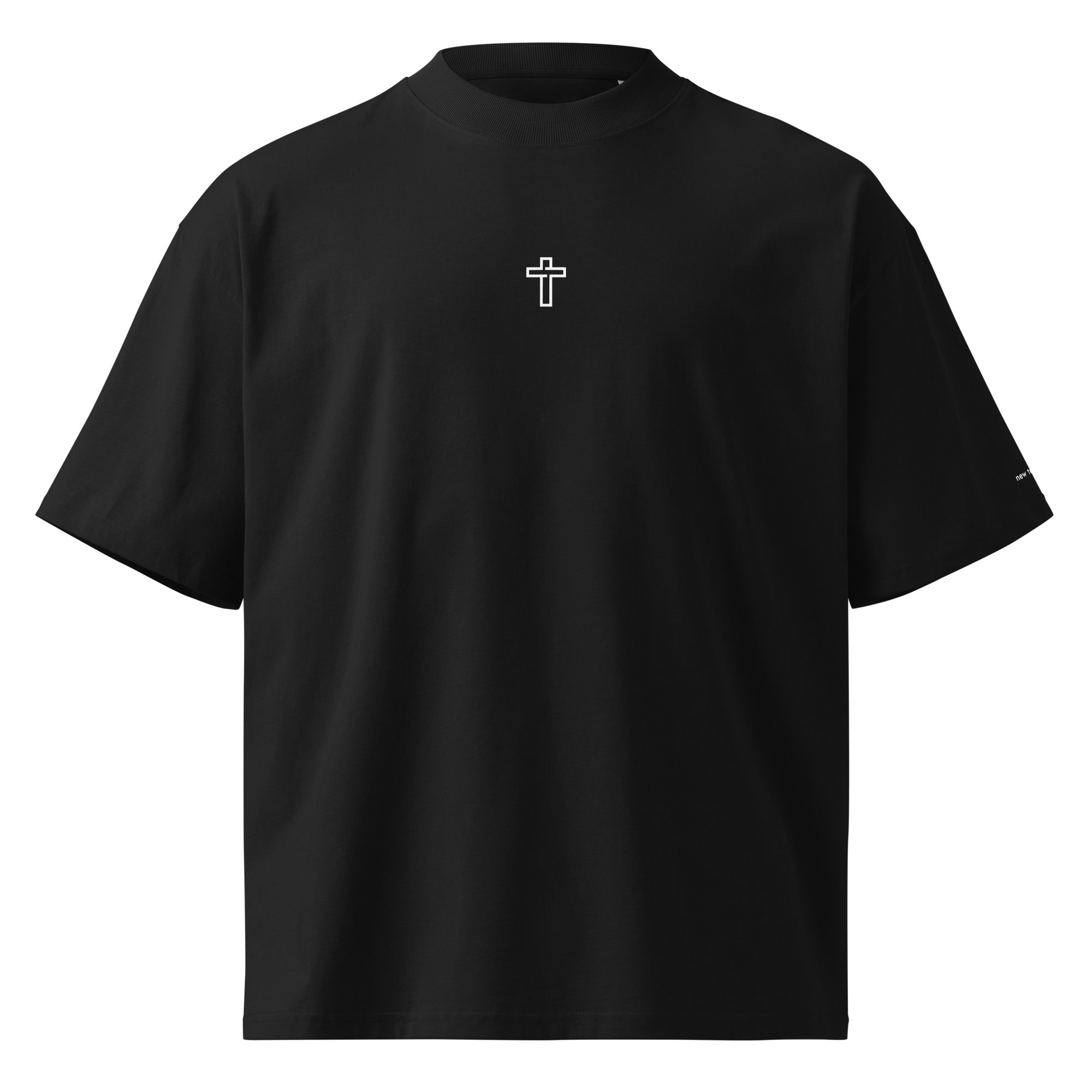 Christian Oversized T-shirt New Testament Cross – Sheep of The